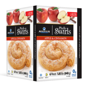 PHYLLO SWIRLS with APPLE, piece